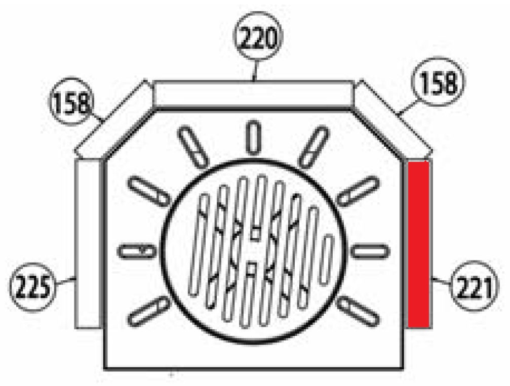 Haas-Sohn Xi 325.15 pietra laterale a destra