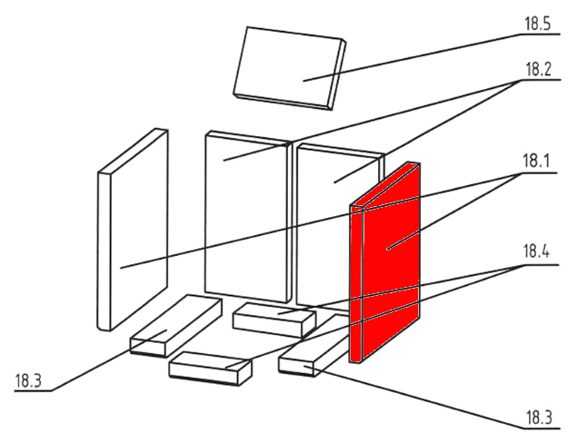 Justus Falun pierre latérale droit Justus Falun pierre latérale droit