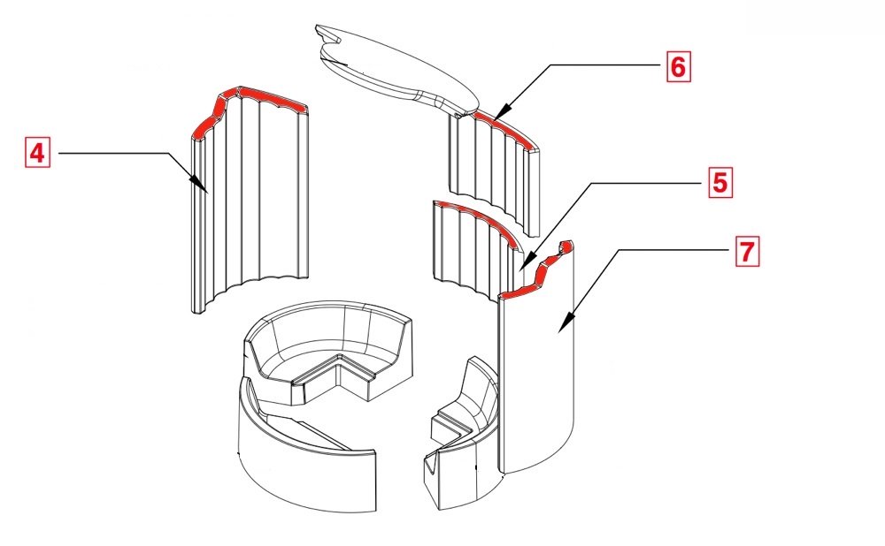 Spartherm Speedy MRh Feuerraumsteine D Spartherm Speedy MRh Feuerraumsteine D