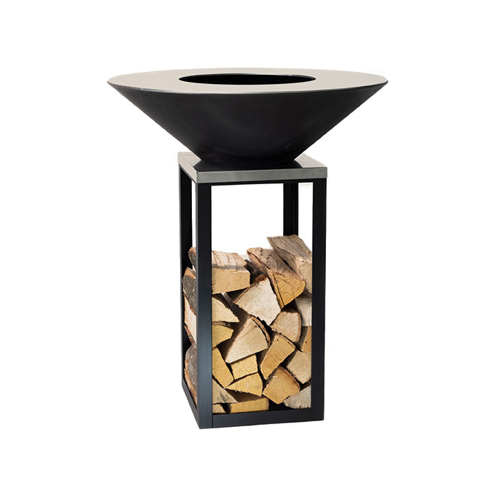 Feuerschale mit Grillring Feu du Jardin FYRO 80 schwarz