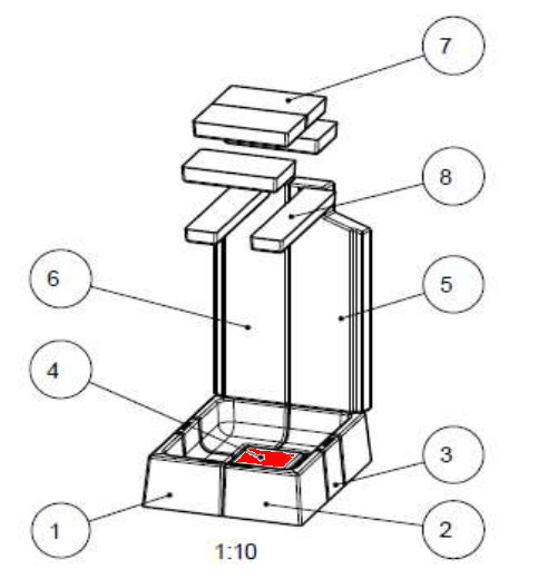 Austroflamm 48x51x51 Holzbrandplatte Explosionszeichnung Austroflamm 48x51x51 Holzbrandplatte Explosionszeichnung