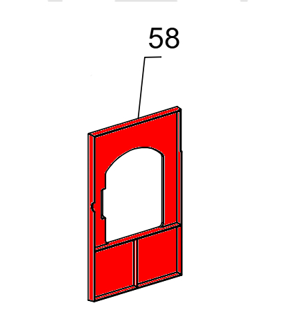 La Nordica Fiammetta sideforklædning højre oven pergament