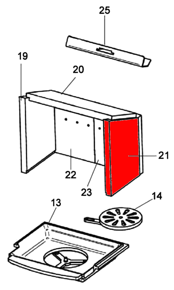 Justus Reno Pierre de paroi côté à droite B Justus Reno Pierre de paroi côté à droite B
