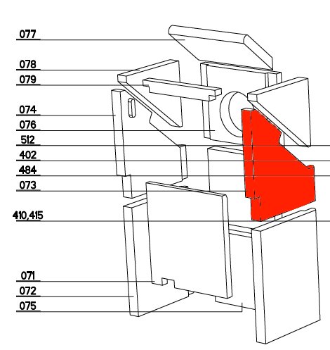 Thorma Kerpen pierre latérale droit milieu Thorma Kerpen pierre latérale droit milieu