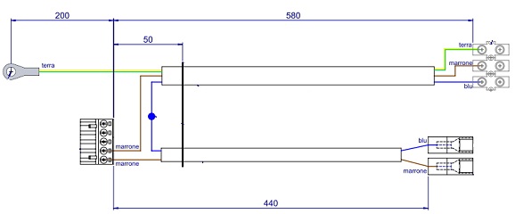 MCZ MUSA HYDRO 15 Aansluitkabel pomp