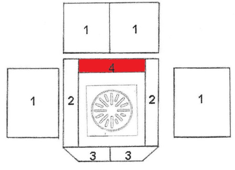 Caminos Kantus Bodenstein hinten Caminos Kantus Bodenstein hinten
