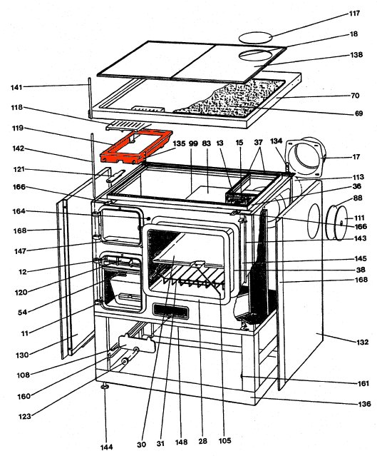 Wamsler tipo 110 supporto griglia