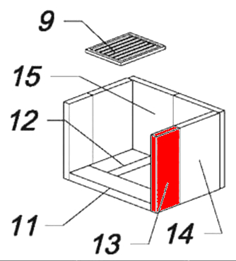 Justus Vegas Zijsteen rechts voorkant Justus Vegas Zijsteen rechts voorkant