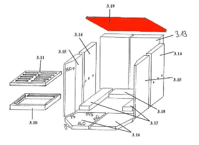 Caminos Madrid røgvenderplade A Caminos Madrid røgvenderplade A