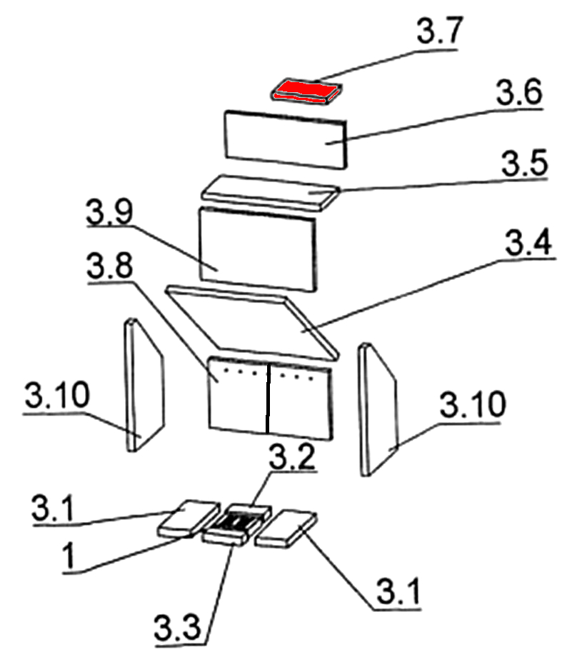 Oranier Skagen vlamplaat boven B Oranier Skagen vlamplaat boven B