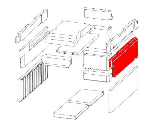 Leda Diamant H8 pietra laterale a destra in alto Leda Diamant H8 pietra laterale a destra in alto
