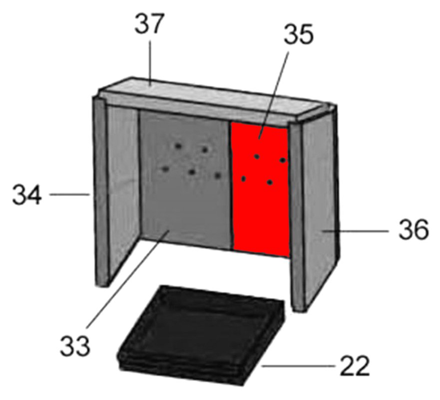 Justus Reno R pierre de plaque arrière droit B Justus Reno R pierre de plaque arrière droit B