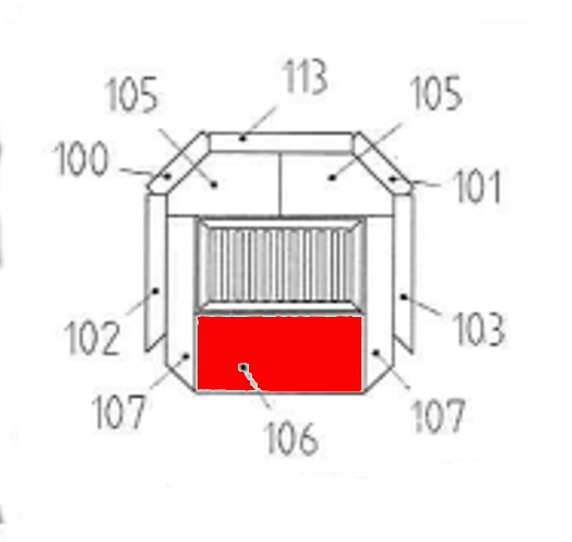Haas-Sohn Bornholm 164.17 pietra per fondo anteriore A Haas-Sohn Bornholm 164.17 pietra per fondo anteriore A