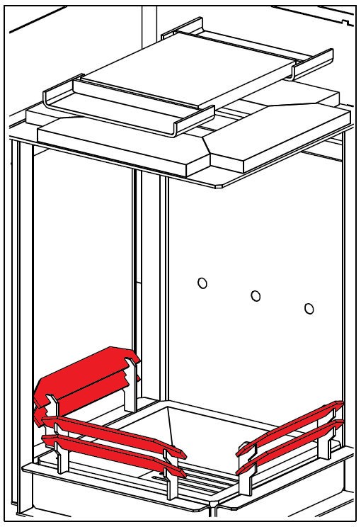 Fireplace Memphis houtvanger