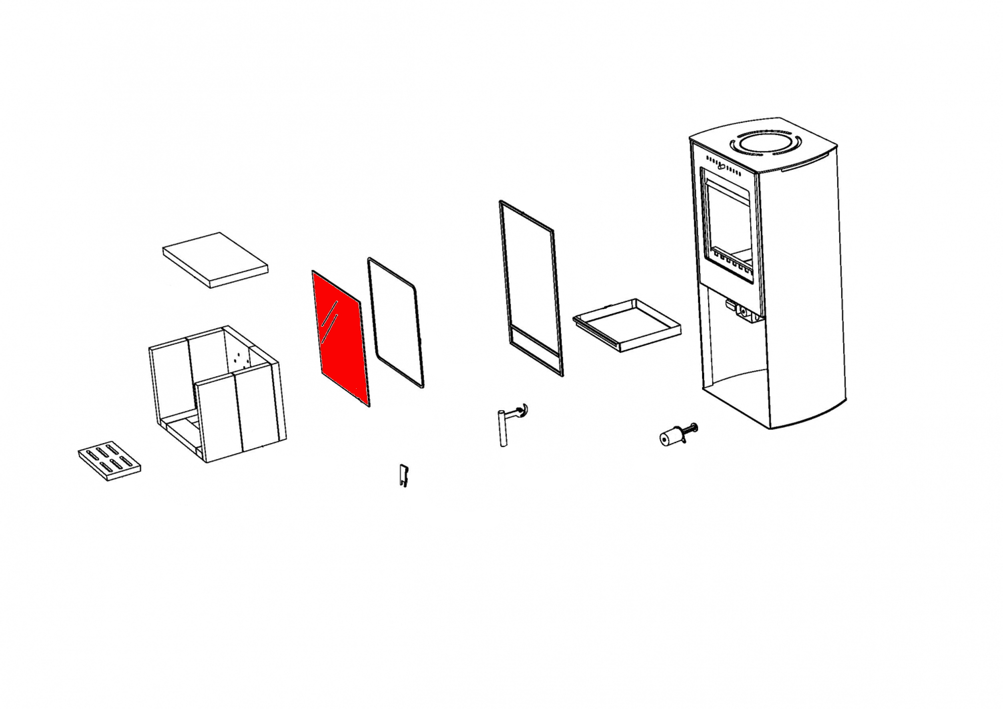Aduro 19 szyba wziernika Aduro 19 szyba wziernika