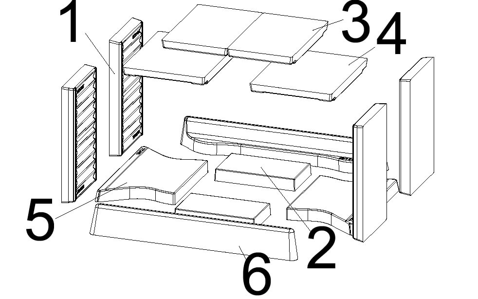 Austroflamm Miu déflecteur haut Austroflamm Miu déflecteur haut