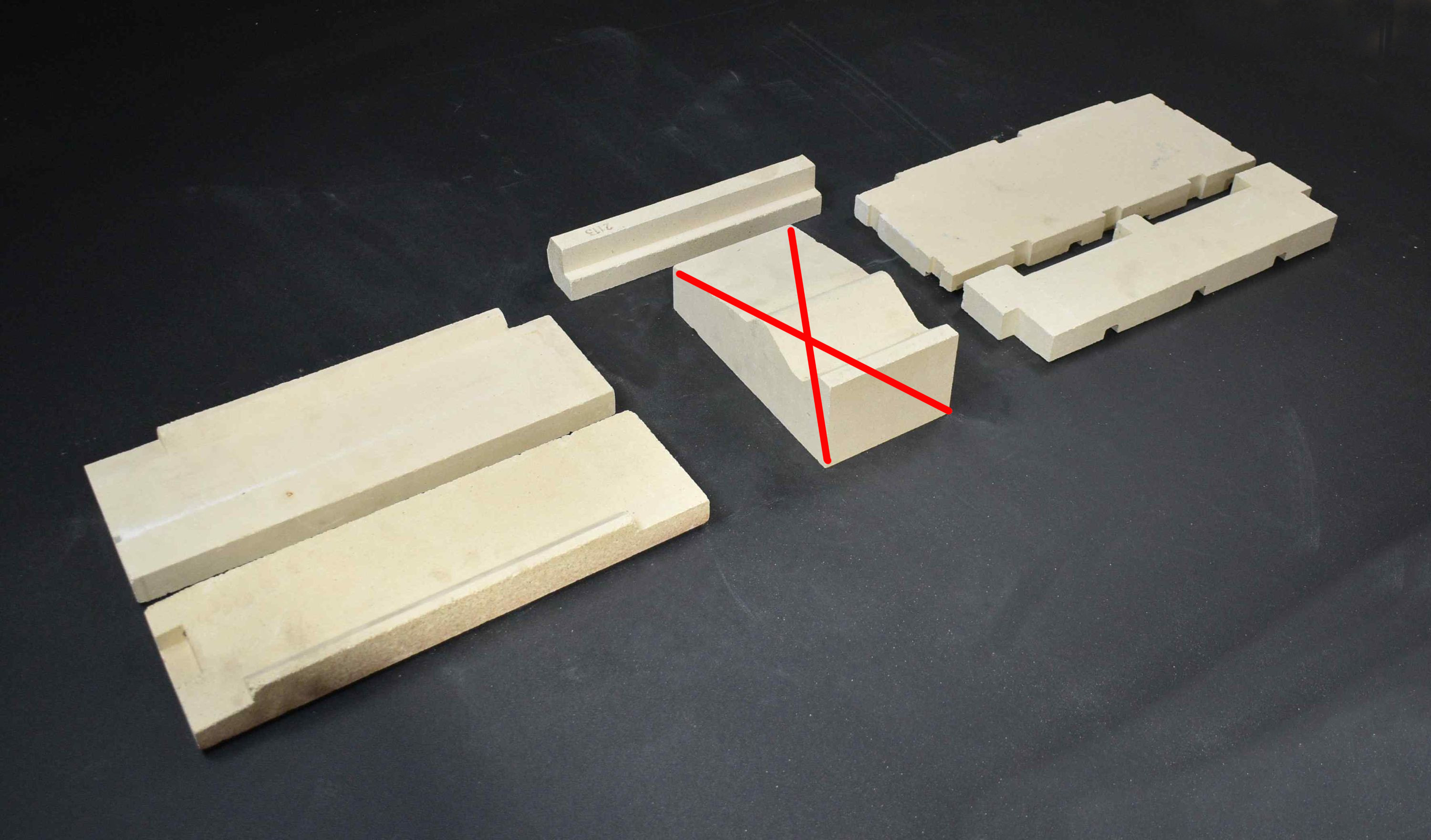 Wamsler K116 revêtement de chambre de combustion A Wamsler K116 revêtement de chambre de combustion A