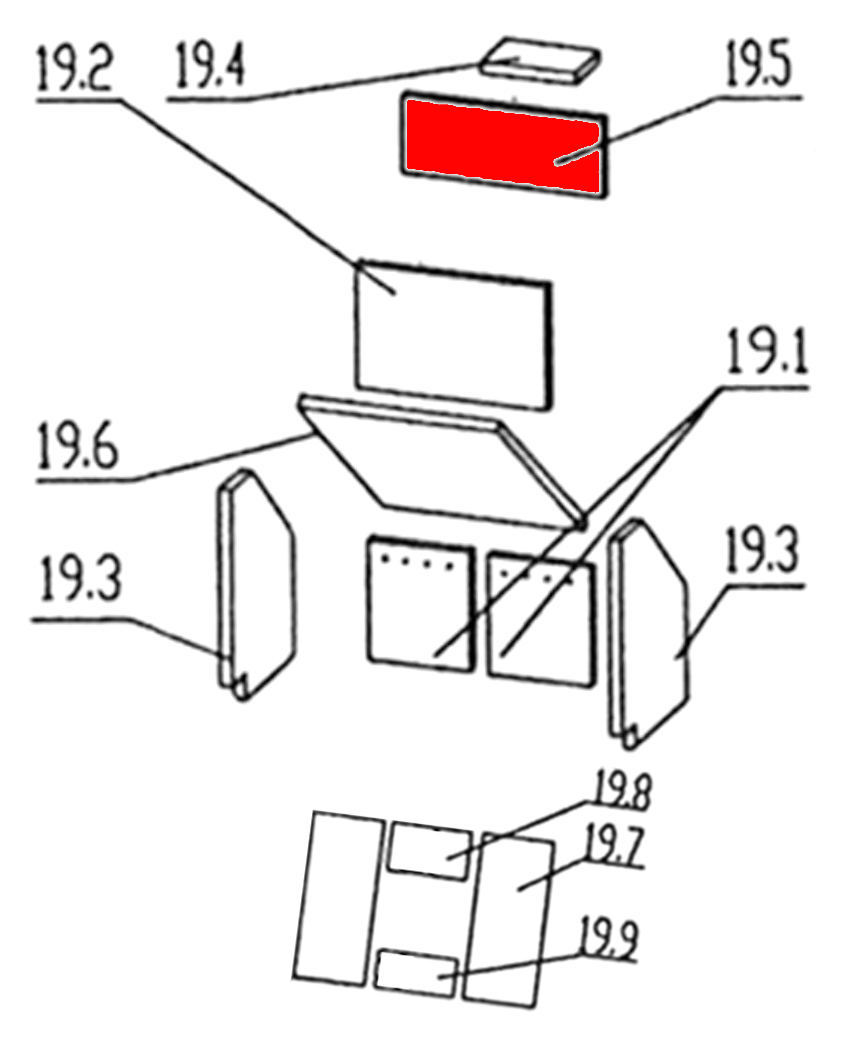 Oranier Skagen V revêtement chambre de combustion haut Oranier Skagen V revêtement chambre de combustion haut