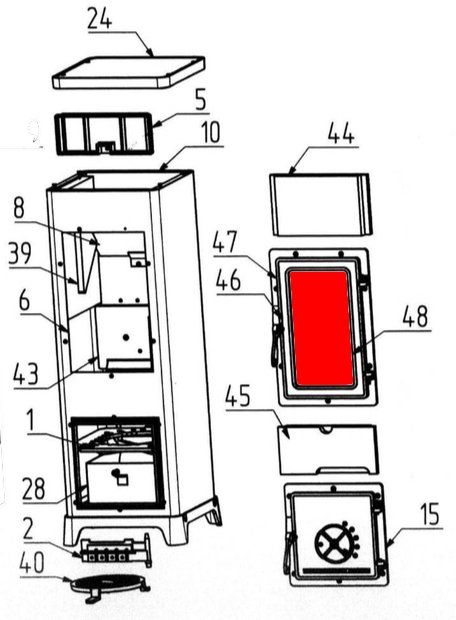 Wamsler Calor Deluxe glas