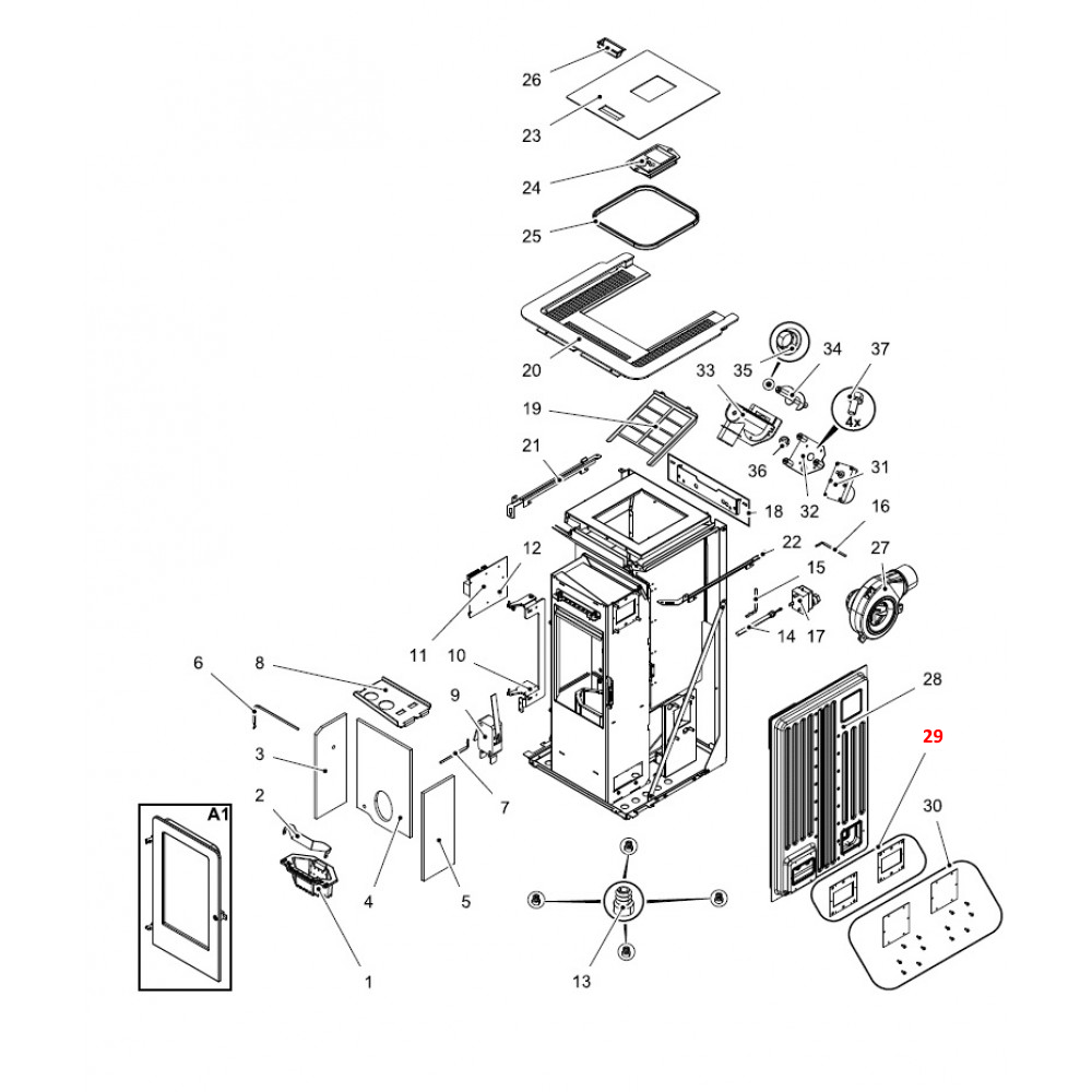 Haas+Sohn Pallazza III RLU-PGI 520.08 Revisionsdichtung Set Inspektonsdeckeldichtung Haas+Sohn Pallazza III RLU-PGI 520.08 Revisionsdichtung Set Inspektonsdeckeldichtung