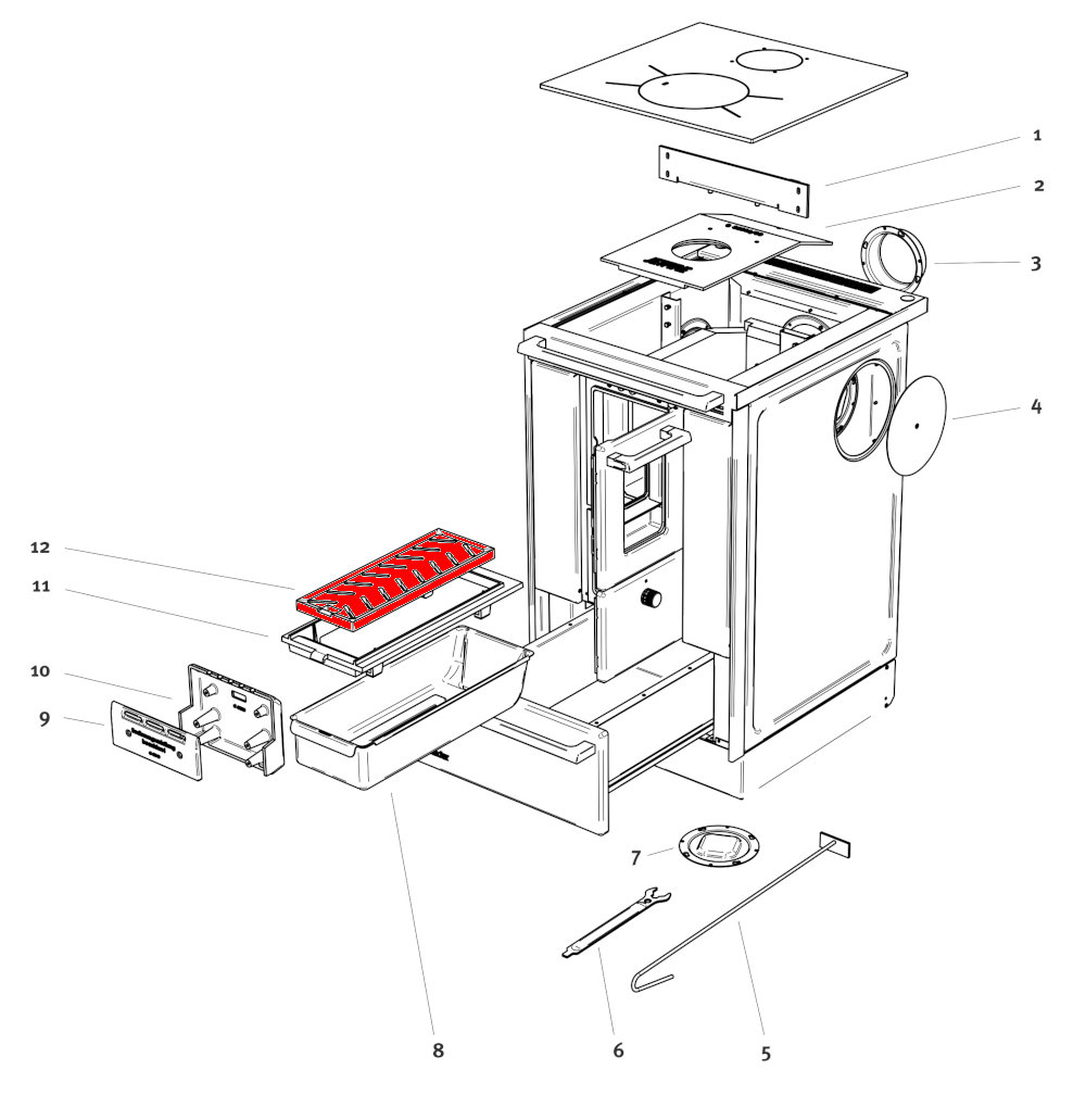 Lohberger LHS 40 Ascherost