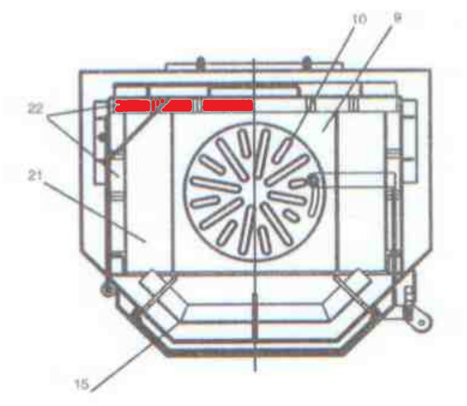 Fireplace Mallorca C Rückwandstein links Explosionszeichnung Fireplace Mallorca C Rückwandstein links Explosionszeichnung