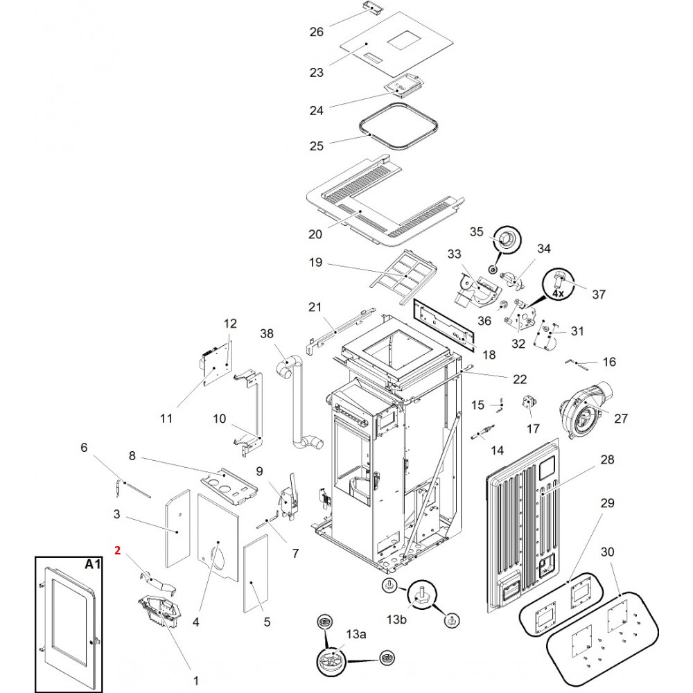Haas-Sohn Pallazza III RLU-PGI 520.08 brænderkil