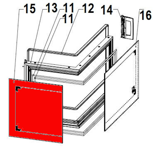 Austroflamm Dexter L 2.0 sideglas