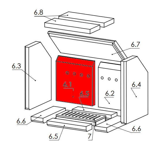 Elite Inda Rückwandstein links