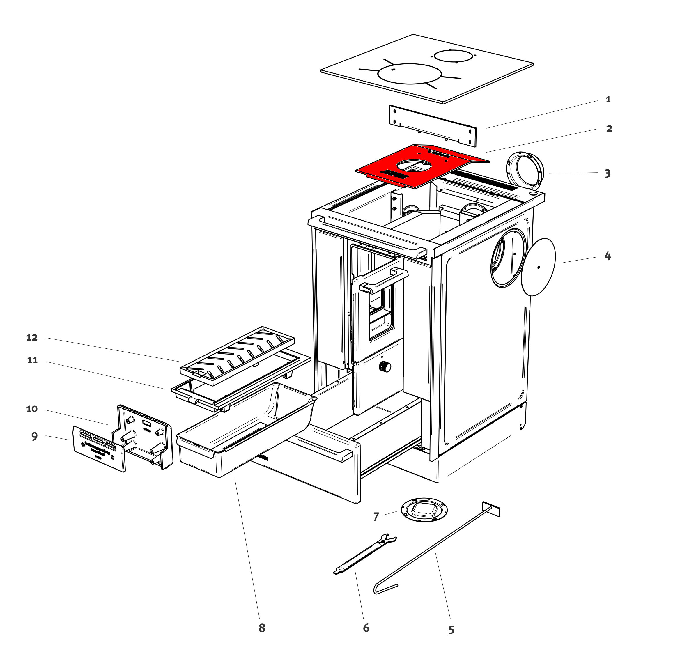 Lohberger LHS 40 vlambundelplaat Jetfire A
