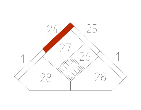 Haas+Sohn Bornholm 154.15 Rückwandstein links Haas+Sohn Bornholm 154.15 Rückwandstein links