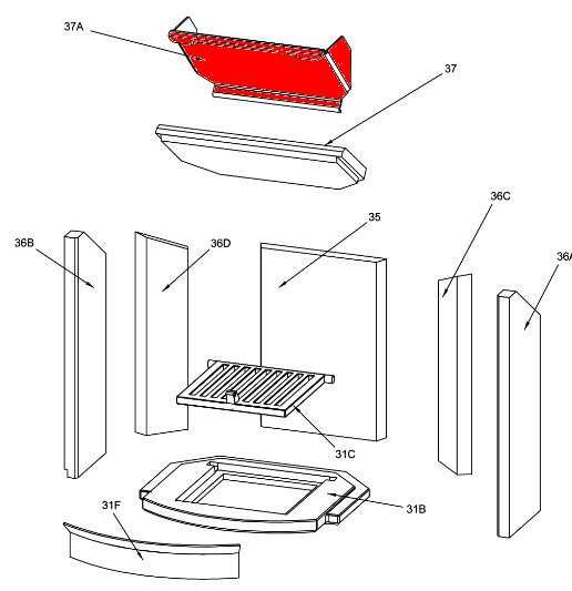 Königshütte Tucana Zugumlenkung oben Explosionszeichnung Königshütte Tucana Zugumlenkung oben Explosionszeichnung