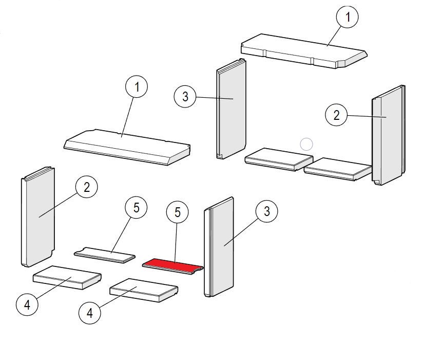 Lotus H570 T Bodemsteen rechts midden Lotus H570 T Bodemsteen rechts midden