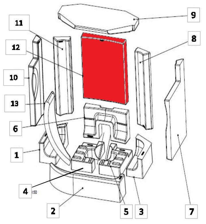 Austroflamm Clou Duo pierre de plaque arrière Austroflamm Clou Duo pierre de plaque arrière