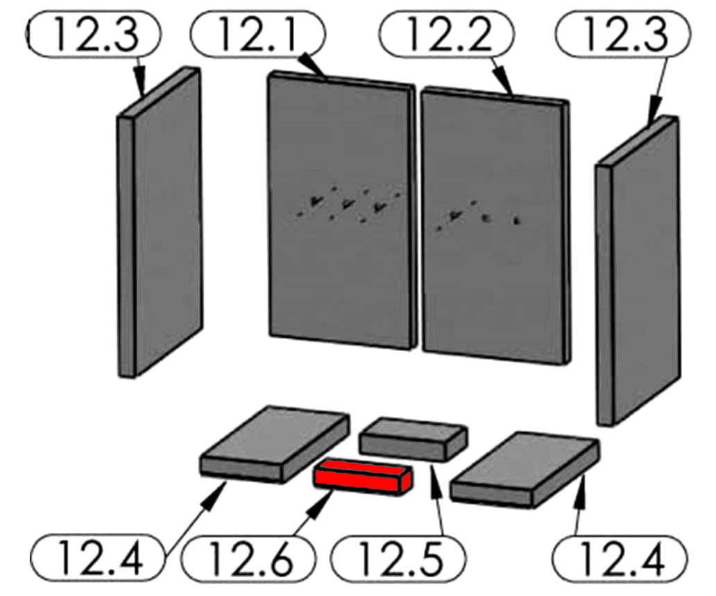Oranier Belt Aqua Panorama Bodenstein vorne Vermiculitestein Oranier Belt Aqua Panorama Bodenstein vorne Vermiculitestein