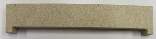 Fireplace Zaria pierre de plaque arrière haut Fireplace Zaria pierre de plaque arrière haut