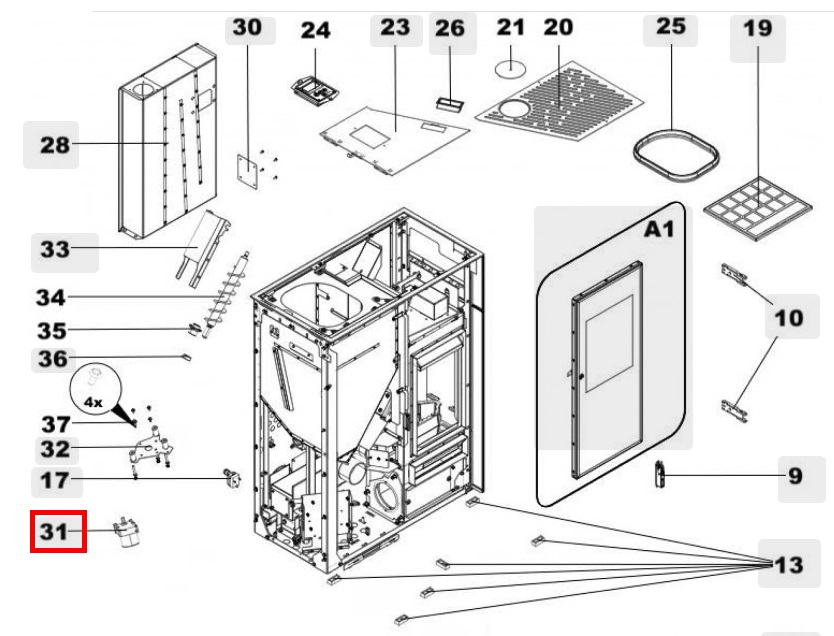 Haas-Sohn Catania II RLU 443.08 sneglmotor Haas-Sohn Catania II RLU 443.08 sneglmotor