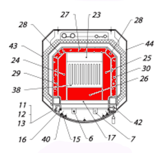 Fireplace Nero Glas Feuerraumauskleidung Fireplace Nero Glas Feuerraumauskleidung
