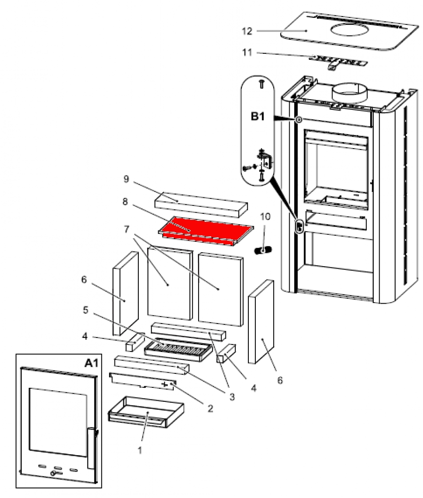 Haas-Sohn Prunus 332.15 moduł zmiany kierunku ciągu na dole Haas-Sohn Prunus 332.15 moduł zmiany kierunku ciągu na dole