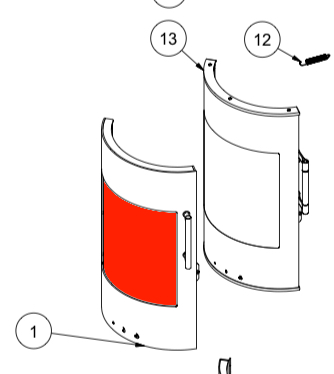 Attika Hera glas A Attika Hera glas A