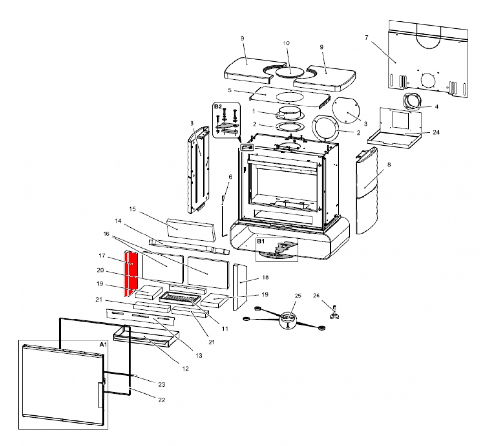 Haas+Sohn Hillington easy 347.15 Seitenstein links Haas+Sohn Hillington easy 347.15 Seitenstein links