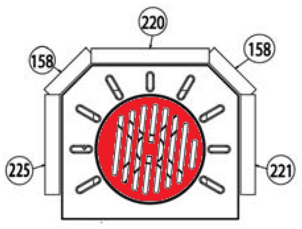 Haas-Sohn Xi 325.15 griglia per cenere