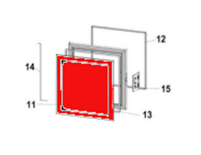 Austroflamm 65x45 K glas