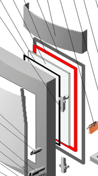 Gerco Brilliant GB 12 Türdichtung innen Dichtband Gerco Brilliant GB 12 Türdichtung innen Dichtband