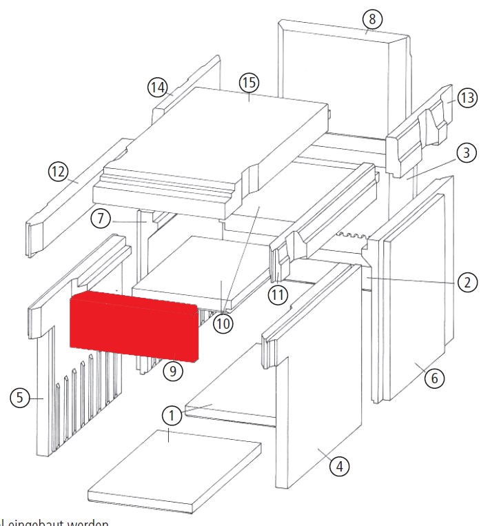 Leda Diamant H11 revêtement chambre de combustion avant
