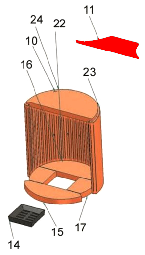 Justus Faro Plus déflecteur acier