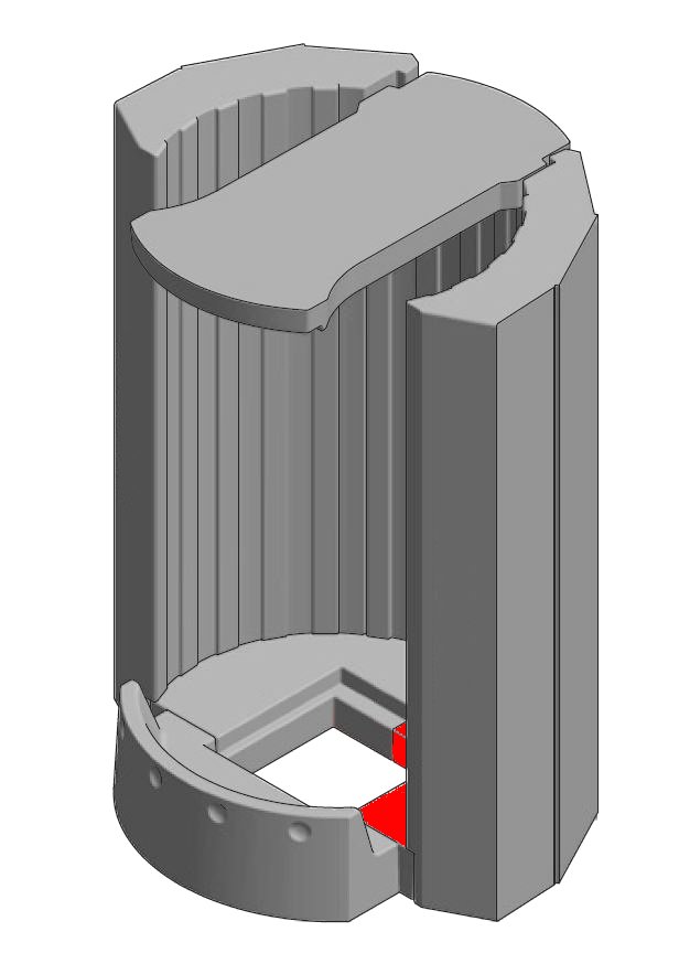 Cera Rondotherm bundsten højre B Cera Rondotherm bundsten højre B