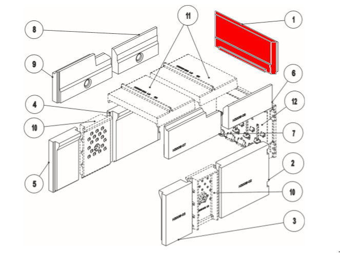 Leda Diamant H300 W bagsten