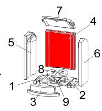 Austroflamm Uno Xtra bagsten Austroflamm Uno Xtra bagsten