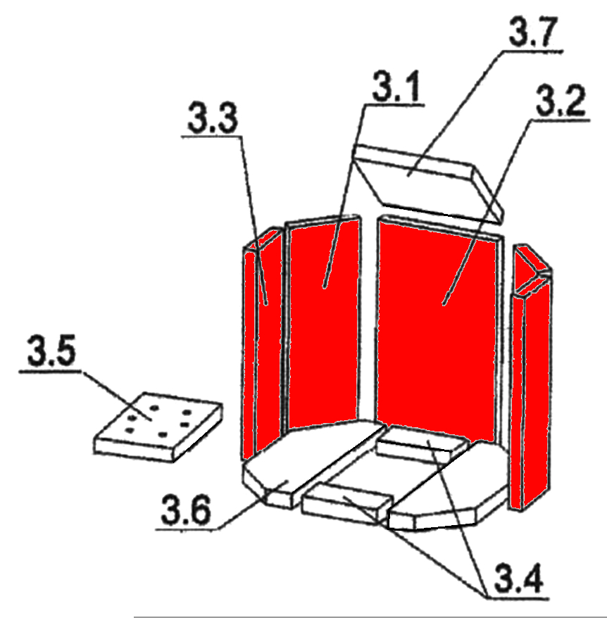 Oranier Kiruna 8 Zijsteen Set B Oranier Kiruna 8 Zijsteen Set B